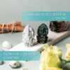 Conscious Items - God of Luck Howlite Crystal Ganesh Statue - Hindu Ganesha Idol Statue - Small Ganesh for Car Dashboard - Decor Yoga Meditation Room - Altar Kit Decor - Spititual Women Gift