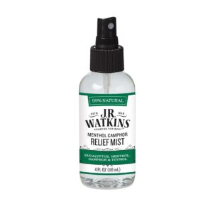 J.R. Watkins Menthol Camphor Relief Mist, 4 Ounce