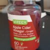 Apple Cider Vinegar Gummies 1,000mg Plus Ginger, ACV with The Mother, Detox Cleanse for Weight Loss and Immune Support, Vegan, Gluten Free, Gelatin Free, GMO Free - Chewable Apple Flavored Gummy