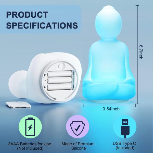 Lalifebuss Mindfulness 'Breathing Yoga', 4-7-8 Guided Visual Meditation Breathing Light, Calm Your Mind for Stress & Anxiety Relief/Learn Deep Breathing for Adults Kids Social Emotional Learning