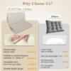 Meditation Floor Cushion for Yoga Adults Square Floor Pillows Seating Large Meditation Cushion Yoga Pillows for Sitting on Floor Meditation Pillow Mat Outdoor Rectangle Floor Sitting Cushion