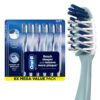 Oral-B Pro Health CrossAction All in One Soft Toothbrushes, Deep Plaque Fighter, Rounded Bristles Gentle on Teeth, Tongue and Cheek Cleaner, Gum Stimulators, 6 Count, Tooth Brush Pack
