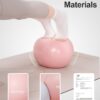 YOTTOY Pilates Ball, 10-inch Exercise Ball with Anti-Burst Technology for Stability, Stability Ball for Yoga, Pilates, Physical Therapy, Home Gym and Office Fitness Equipment