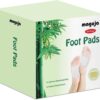100Pads Foot Pads | Natural Bamboo Vinegar Ginger Powder Foot Pads | Deep Cleansing Foot Paches for Stress Relief, Better Sleep Suitable for Travel or Home Use