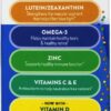Ocuvite Eye Vitamin & Mineral Supplement, Contains Zinc, Vitamins C, E, Omega 3, Lutein, & Zeaxanthin, Bausch & Lomb Ocuvite Adult 50+ Eye Vitamin & Mineral Softgels, 50 Count (Packaging May Vary)