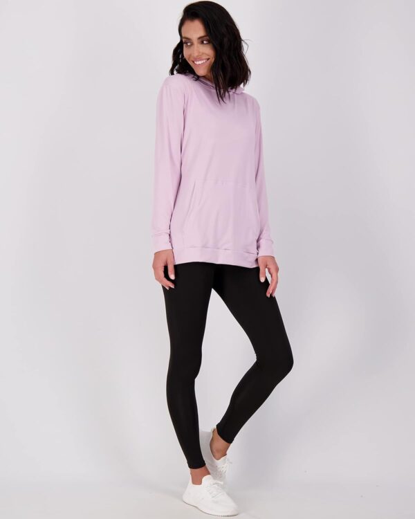 Real Essentials 3 Pack: Women's Dry Fit Long-Sleeve Hoodie Pullover Sweatshirt Pocket - Active Lounge (Available In Plus)