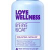Love Wellness Bye Bye Bloat | Digestive Enzymes for Fast Acting Bloating Relief for Women | Helps Reduce Water Retention & Gas Relief | Supports Digestive Health with Fenugreek & Dandelion | 60 Count