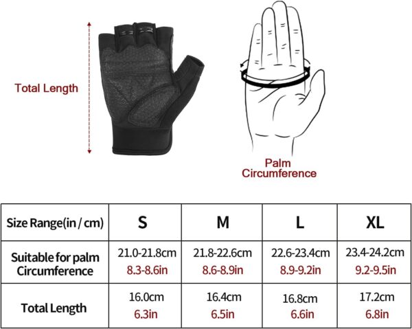 FIORETTO Fingerless Gloves, Airsoft Gloves, Half Finger Gloves for Driving, Cycling, Shooting, Hunting, Motorcycle, Climbing, Outdoor Work 215801