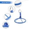 KICHOUSE Outdoor Fitness Equipment Arm Strength Training Hanging Ring Disc for Color Ideal for Gym and Play Activities