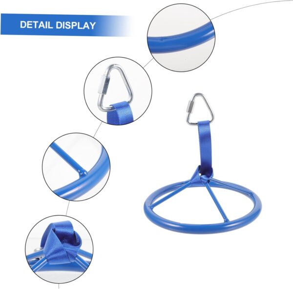 KICHOUSE Outdoor Fitness Equipment Arm Strength Training Hanging Ring Disc for Color Ideal for Gym and Play Activities