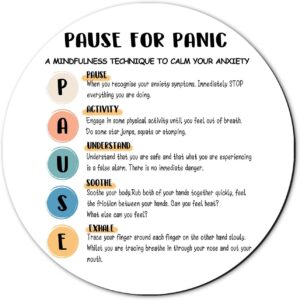 Mental Health Psychology Fridge Magnets - Kids Behavior Positive Educational Decorations - Counseling Room Therapy Office Home Bedroom Decoration Supplies