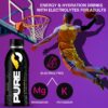 Pure Fuel Healthy Energy Drinks Limitless Lemonade - Sports Drinks - Plant Based - 180mg Natural Caffeine - 12pk x 16.9 fl oz