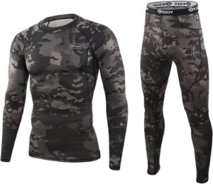 WINDCHASER Mens Thermal Underwear Set Winter Sport Hunting Gear Sport Long Johns Base Layer Bottom Top
