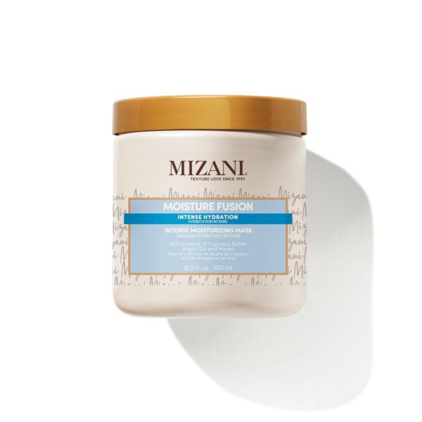 MIZANI Moisture Fusion Intense Moisturizing Mask - Restores Hydration in Curls & Coils, Deep Conditioning Hair Mask For Dry Hair, Moisturizes Without Buildup, With Argan Oil & Honey