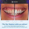 SNOW Teeth Brightening Purple Serum | Gentle & Enamel Safe Instant Brightening for Brighter Smile | Dental Care, Hygiene, & Tooth Care Bright Smile for Events Daily Confidence 2 Month Supply