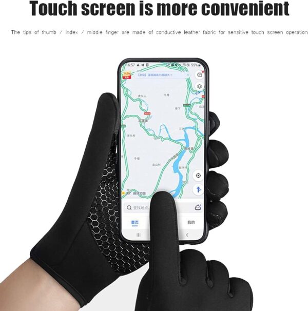 Winter Gloves Touch Screen Anti Slip Warm Gloves Windproof Thermal Sports Cycling Glove