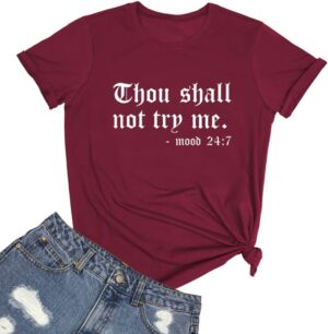 LOOKFACE Women Graphic Cute T Shirts Funny Tees