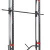 Sunny Health & Fitness Premium Smith Machine & Squat Cage Rack, Pull-Up Bar, Spotter Blocks for Weightlifting & Bench Press for Home Gym Strength Training