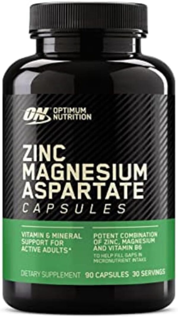Optimum Nutrition Muscle Recovery and Endurance Supplement for Men and Women, Zinc and Magnesium Supplement, 180 Count