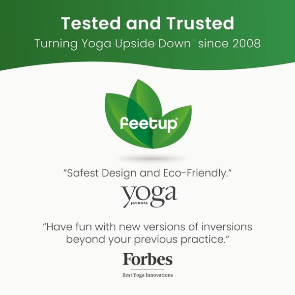 619VnEL3JVL._AC_SL1500_.jpg FeetUp - The Original Yoga Headstand Bench, Vegan Handstand Trainer Bench and Stand, Strength Training Inversion Equipment for Relaxation and Strength, Includes App & Starter Kit, #1 Worldwide