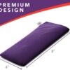 Lotus Weighted Lavender Eye Pillow|Sleeping & Meditation Mask|Yoga Eye Pillow |Lavender Aromatherapy Eye Pillow | Hot or Cold Pack| Head Ache Relief | Sleep mask Relaxing Gift Men, Women & Employees