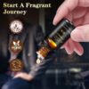 Essential Oils Set, Men Scents Fragrance Oil Aromatherapy Essential Oils Kit for Diffuser (6x10ML) - Sandalwood, Cedar, Leather, Sweet Tobacco, Rum, Cologne Aromatherapy Oils for Men, Gift for Men