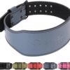 7mm Leather Weight Lifting Belt (IPF, USAPL, USPA, IPL USAW & IWF Approved) - 4" to 2” Tapered Premium Weightlifting Belt for Olympic Lifting, Powerlifting, Cross training, Gym, Workout & Weight Training - Weightlifting Belts for Men and Women