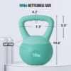 SogesPower Soft Kettlebells,Iron Sand Filled Weights Strength Training Kettlebells,Shock-Proof Weights and Wide-Grip Handle,Fitness Soft Kettlebells for Women Men Children,Home Gym Kettlebells