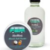 Vanman's - Oral Mouth Care Kit with Powder Toothpaste (2.5 Ounce) and Oral Rinse Mouthwash (8 Ounce) - Aloe, Mint Remineralizing Mouthwash and Tooth Powder with Coconut Charcoal, Egg Shell Powder