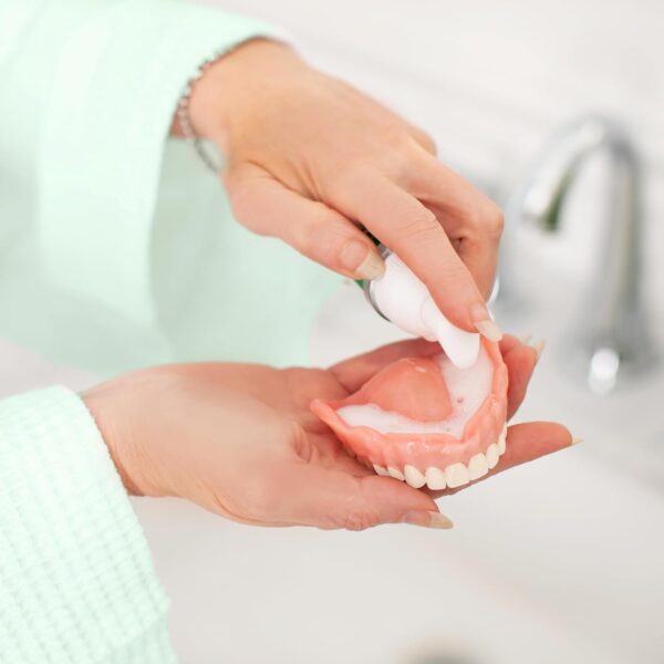 61AcICRnamL._SL1500_.jpg EverSmile FreshDent Denture and Partial Denture Cleaner + Teeth Whitening Spray – Travel Size Alternative to Cleaning Tablets That Eliminates Bacteria and Fights Bad Breath – 50ml + 10ml Pack