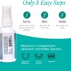 Smilesaver Retainer Cleaner Spray – Invisalign, Mouth Guard, and Denture Cleaner – Quick Oral Care for Aligner & Retainer Hygiene – Natural, Portable & Minty Fresh Oral Care Products (2oz)