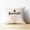 Mancheng-zi Meditation Pillow, Yoga Pillow Covers 18x18,Zen Decor,Meditation Decor,Meditation Room Decor,Yoga Gifts,Yoga Gifts for Women,Namaste Decor,Yoga Decor,Reiki Decor