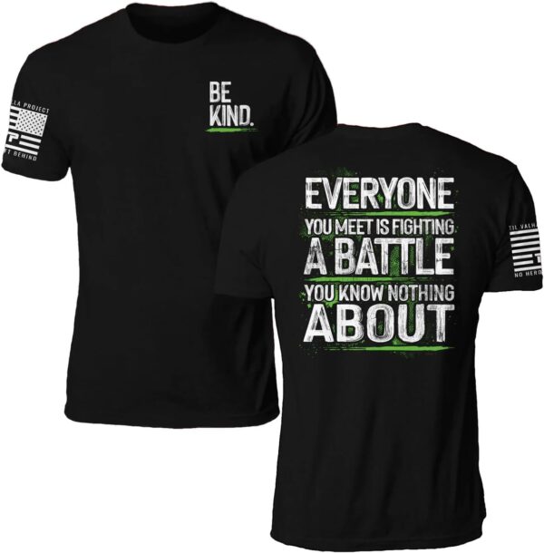 61BMQU45WlL._AC_SL1280_.jpg Til Valhalla Project Be Kind Tee | Veteran Owned and Operated - Proudly Printed in The USA