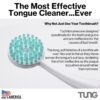 Tung Tongue Brush & Gel Kit | Tongue Cleaner for Adults | Tongue Scraper to Fight Bad Breath and Halitosis | Mouth Odor Eliminator | Fresh Mint | Made in America (Set of 1)