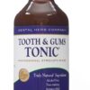 Dental Herb Company Tooth & Gums Tonic Mouthwash - Made with Pure Essential Oils to Relieve Bad Breath, Bleeding and Irritated Gums. (18 Oz)