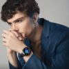 Smart Watch with Wireless Earbuds, Bluetooth Call Watches for Men 1.53" Steel Material Ultra-Thin Body 9D Sound Effects,Fitness Tracker Sports Watch, Compatible iPhone Android (96 Silver)
