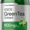 Horbäach EGCG Green Tea Extract Pills | 180 Capsules | Max Potency | Non-GMO & Gluten Free Supplement