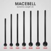 Yes4All Steel Mace Bell for Strength Training - Support Full Body, Muscles, Shoulder, Grips & Forearms Workouts to Rehabilitation, Stretching 5, 7, 10, 15, 20, 25, 30lb For Woman & Man