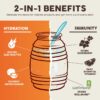 Salud 2-in-1 Hydration Packets + Immunity Electrolytes Powder, Mandarin - Agua Fresca Drink Mix, Elderberry, Dairy & Soy Free, Non-GMO, Gluten Free, Vegan, Low Calorie, 1g Sugar (15 Servings)