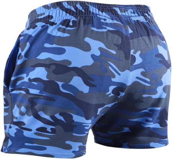 JEEING GEAR Men's Bodybuilding Workout Gym Shorts 3" 5" Inseam Sports Training Cotton with Pocket