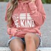 Hongqizo Womens Be Kind Hooded Sweatshirt Long Sleeve Pocket Sweatshirt Hoodies