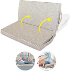 Meditation Floor Cushion for Yoga Adults Square Floor Pillows Seating Large Meditation Cushion Yoga Pillows for Sitting on Floor Meditation Pillow Mat Outdoor Rectangle Floor Sitting Cushion
