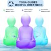 Lalifebuss Mindfulness 'Breathing Yoga', 4-7-8 Guided Visual Meditation Breathing Light, Calm Your Mind for Stress & Anxiety Relief/Learn Deep Breathing for Adults Kids Social Emotional Learning