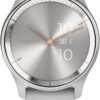 Garmin vívomove Trend, Stylish Hybrid Smartwatch, Long-Lasting Battery Life, Dynamic Watch Hands and Touchscreen Display, Mist Gray