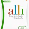 alli Diet Weight Loss Supplement Pills, Orlistat 60Mg Capsules, 170 Count