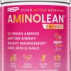 RSP NUTRITION AminoLean Pre Workout, Clean Energy with No Jitters, Tingles or Crash, Vegan Friendly with Added Biotin for Hair, Skin, Nails, Berry Elixir, 30 Servings