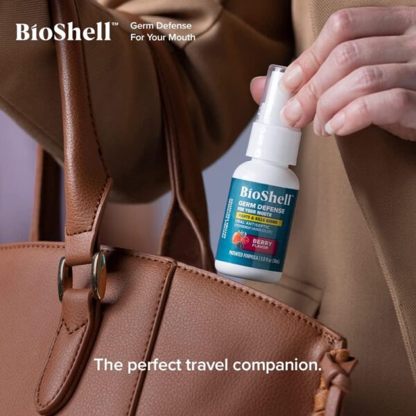 Germ Defense for Your Mouth (1 fl. oz.) I Fights and Kills Germs I Great for Crowds and Confined Spaces I Oral Antiseptic I Berry Flavor