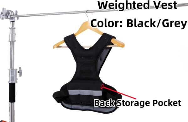 Weighted Vest for Women Men Kids, 6lbs/12lbs/4-10lbs Adjustable Weight Vest with Reflective Stripes, Upgrade Strength Training Vest for Running, Body Workout, Jogging, Cadio, Walking