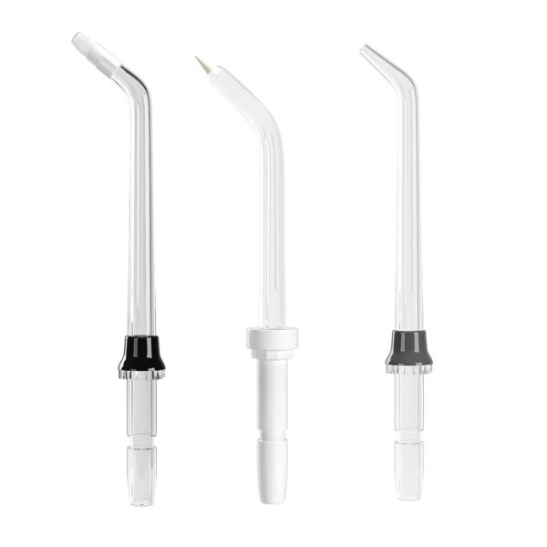 BURST Electric Water Flosser Replacement Tips (Combo/3 Pack) | for Fresh Breath & Healthy Gums | Plaque Removal Between Teeth, Braces & Dental Work