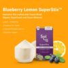 Sol-ti Organic Electrolyte Skin + Hydration Drink Mix, Superfood Hydration Sticks, SuperStix, Non-GMO, Vegan, Blueberry Lemon, 14 Single-Serving Sticks